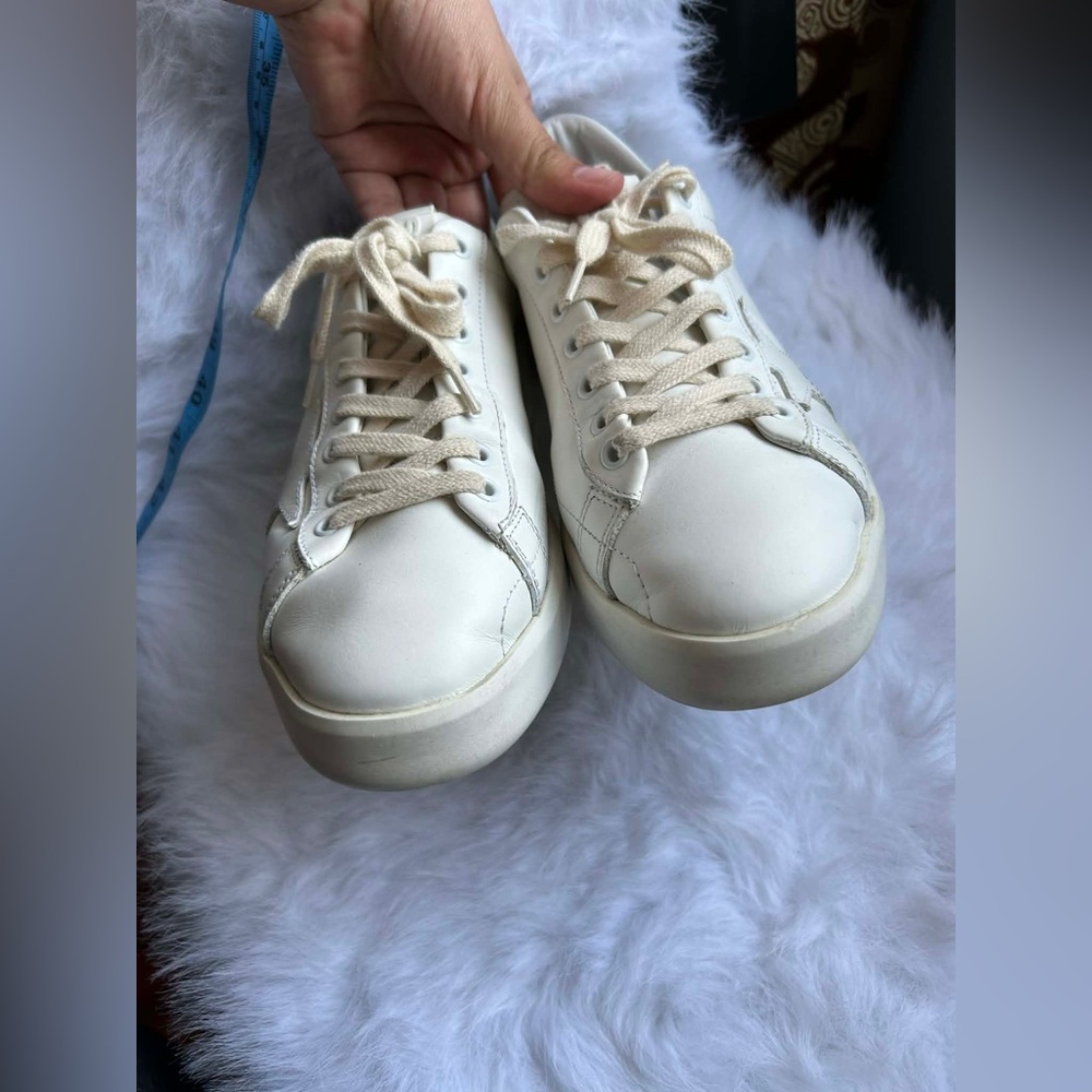Golden Goose Off-White Star-Accent Platform Sneakers - Picture 3 of 7